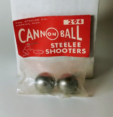 Vtg nos steel marbles cannon - marbles,